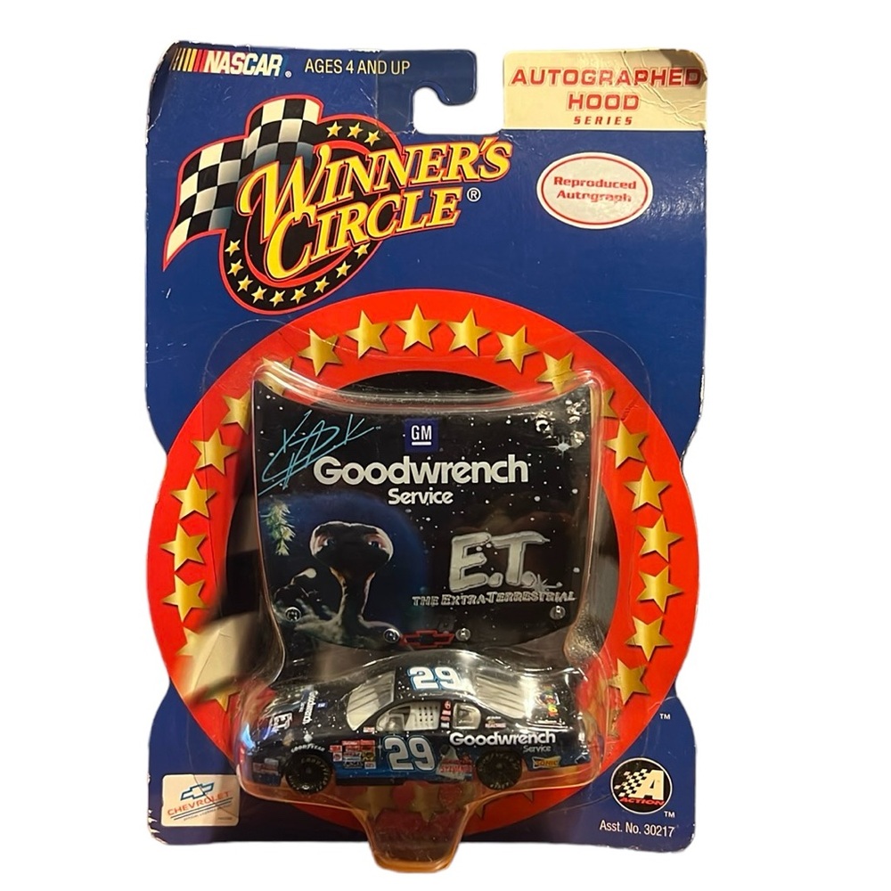 Winner’s Circle Autographed Hood Series Diecast Kevin Harvick